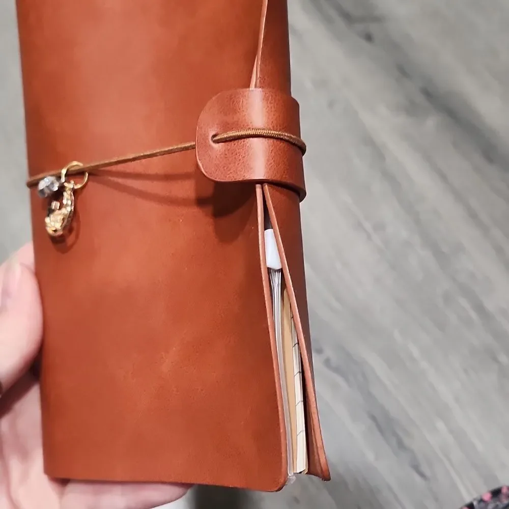NWOT Leather Planner Journal